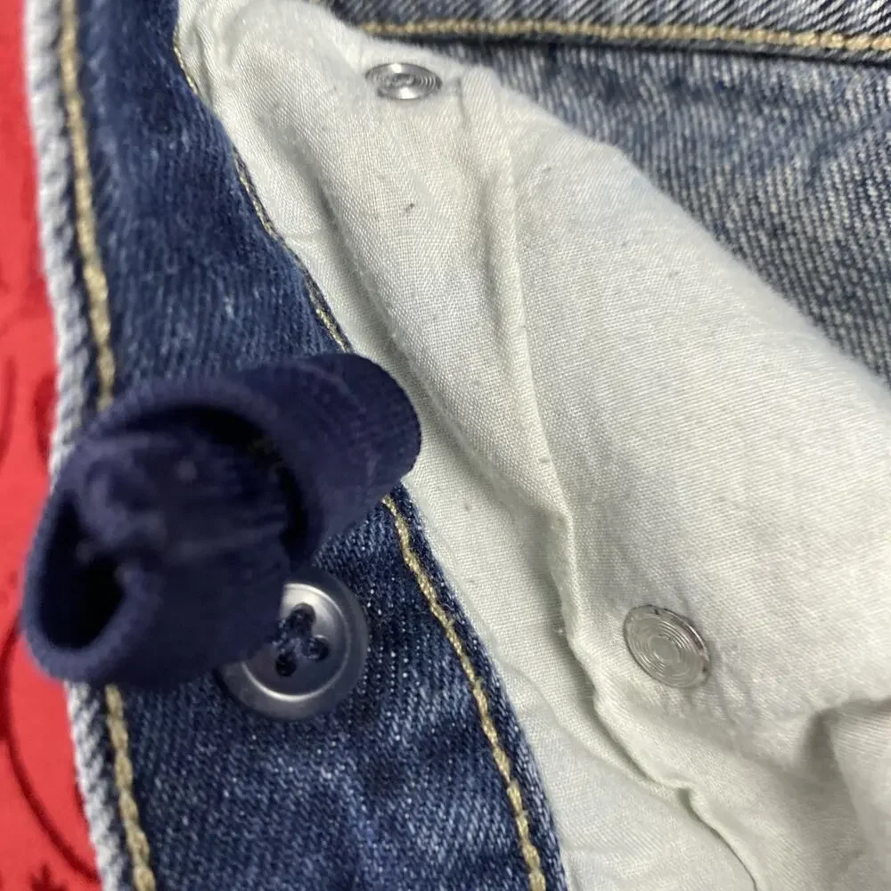 Urban Pipeline Jeans Boys 12 Husky Blue Straight Leg Dark‎ Wash Adjustable Waist